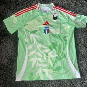 NWT Adidas Italy FIGC 2024/25 Away Soccer Jersey Green XL JF0604